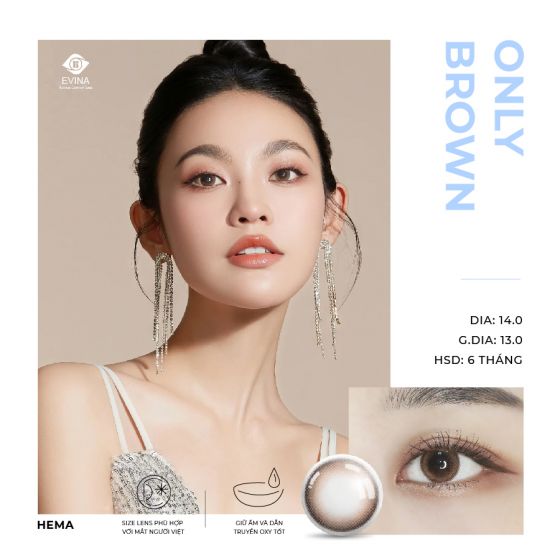 Only Brown Contact Lens 