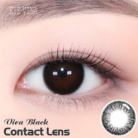 Viea Black Silicone Hydroglel Contact Lens